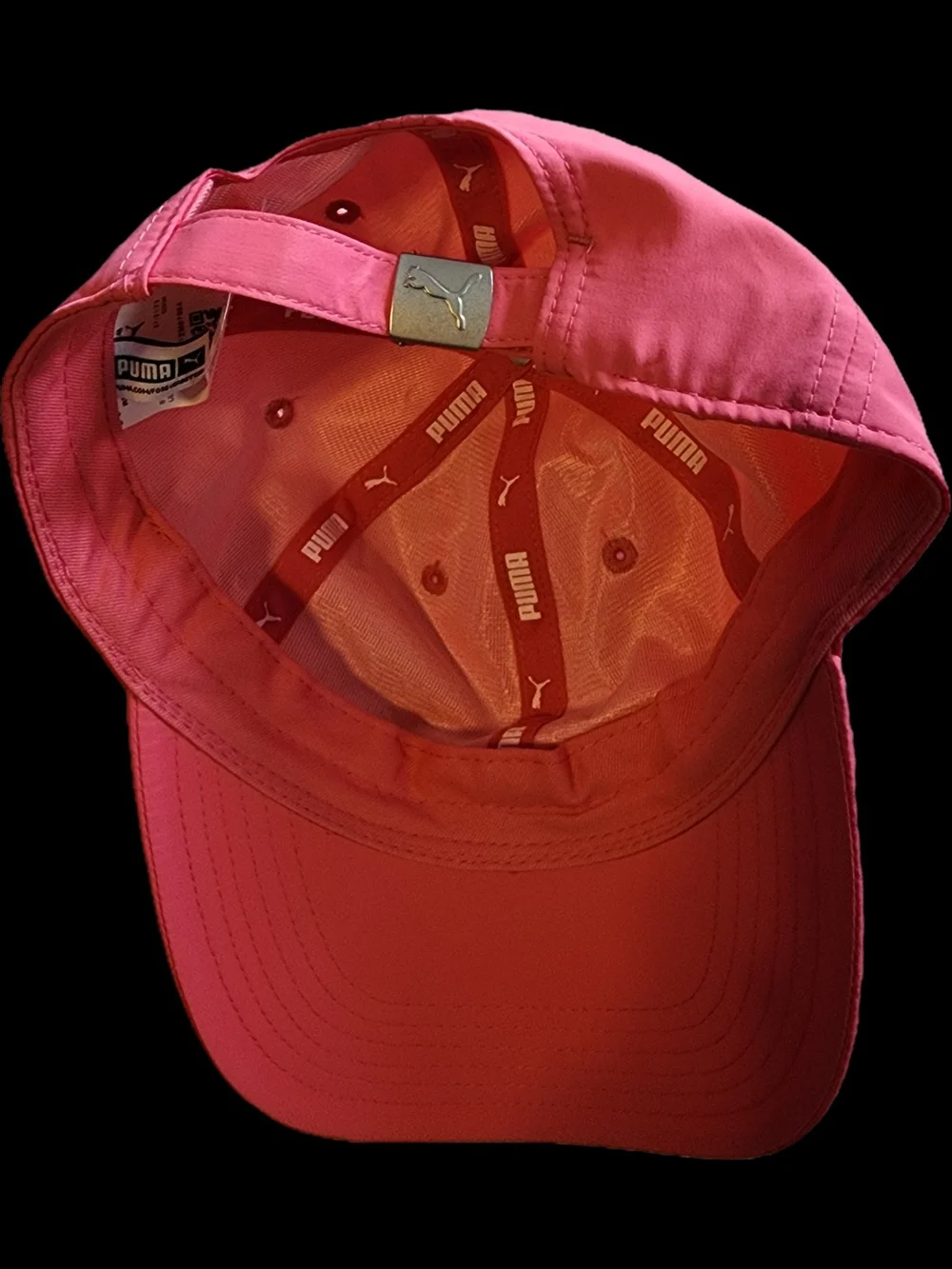 Puma Pink Logo Baseball Cap
